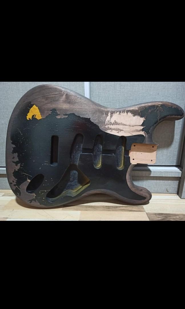 Electric Guitar relic service, body relic signature guitar refinish