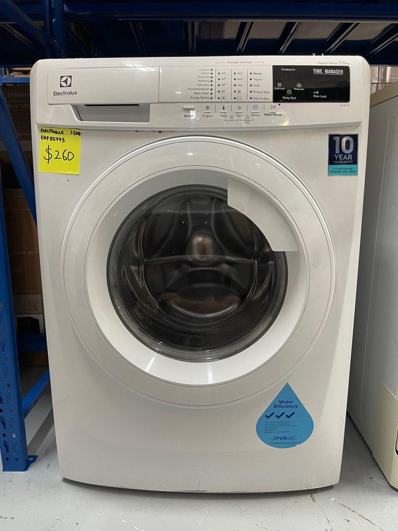 ELECTROLUX 7.5Kg FRONT LOAD WASHING MACHINE EWF85743 (4 tick) Condition