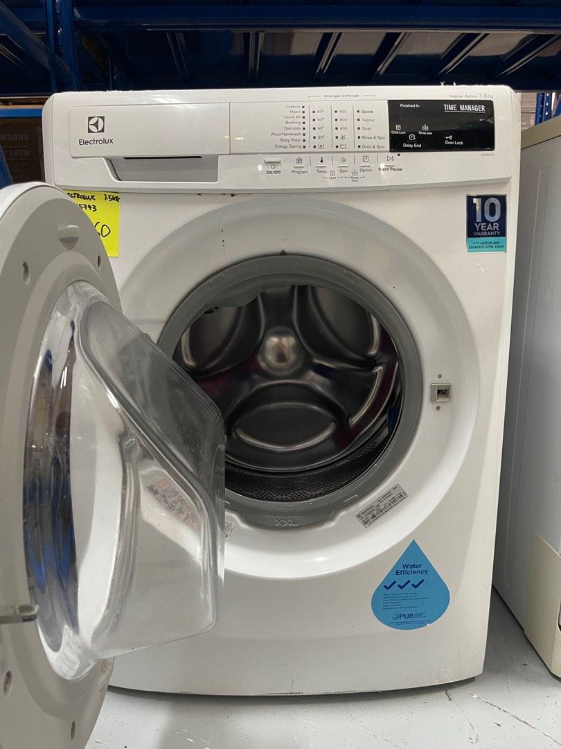 ELECTROLUX 7.5Kg FRONT LOAD WASHING MACHINE EWF85743 (4 tick) Condition