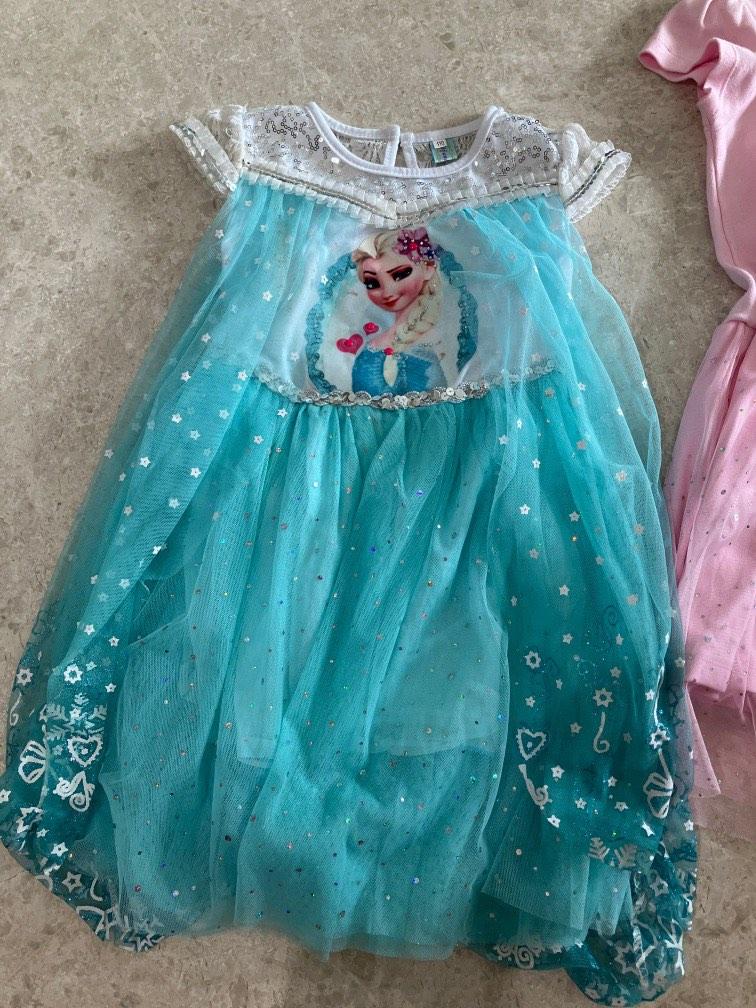 Elsa dress, Babies & Kids, Babies & Kids Fashion on Carousell