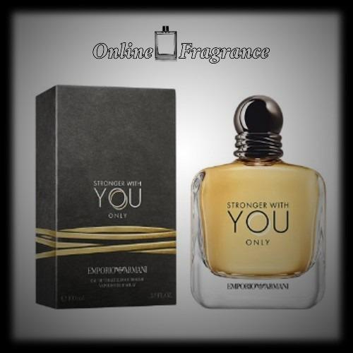 Emporio Armani Stronger With You Only 100ml EDT Cologne (Minyak Wangi, 香水)  for Men by Giorgio Armani [Online_Fragrance], Beauty & Personal Care,  Fragrance & Deodorants on Carousell