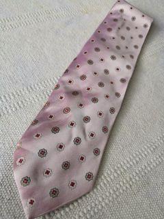 Ermenegildo Zegna Floral Pink Silk Tie