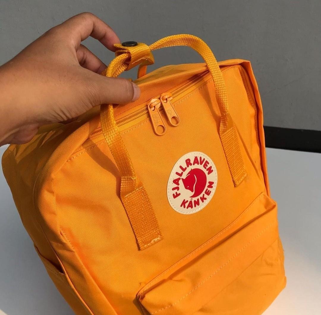 Fjallraven Kanken Medium kuning second ransel kanken, Fesyen Pria