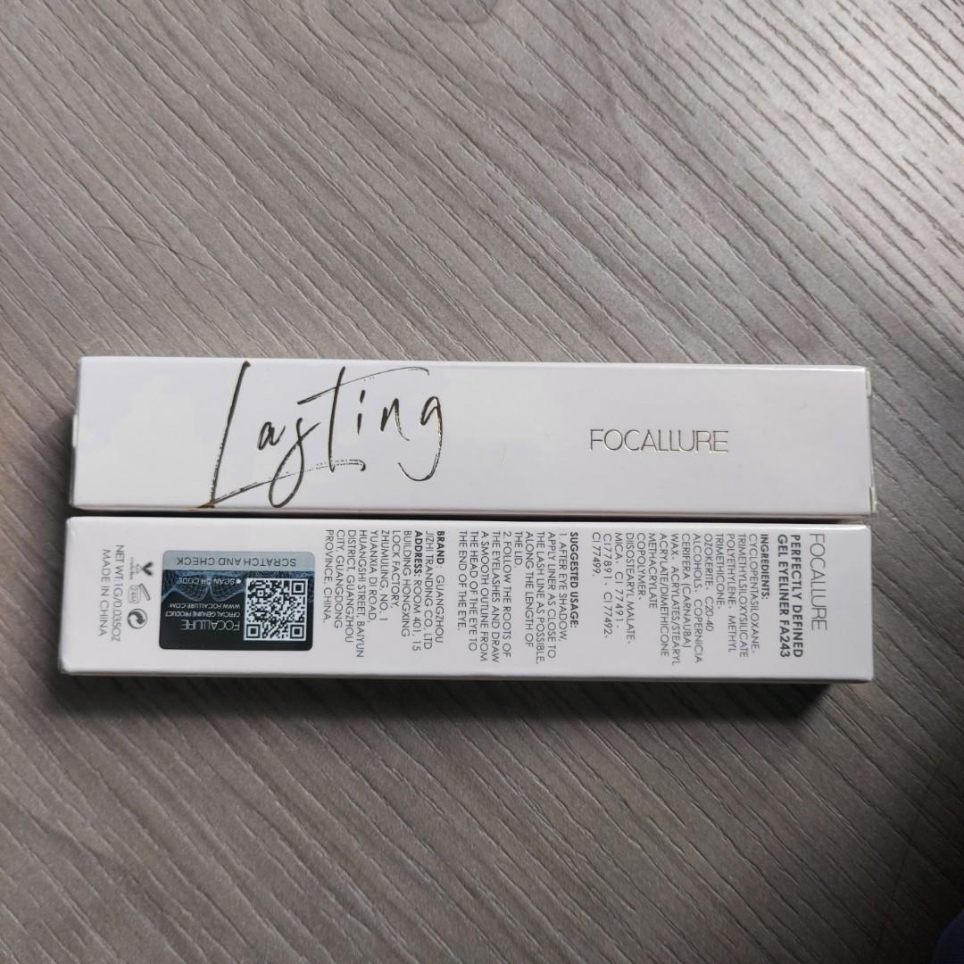 FOCALLURE Ultraslim 1.7mm Gel Pencil Soft Long Lasting High pigmented