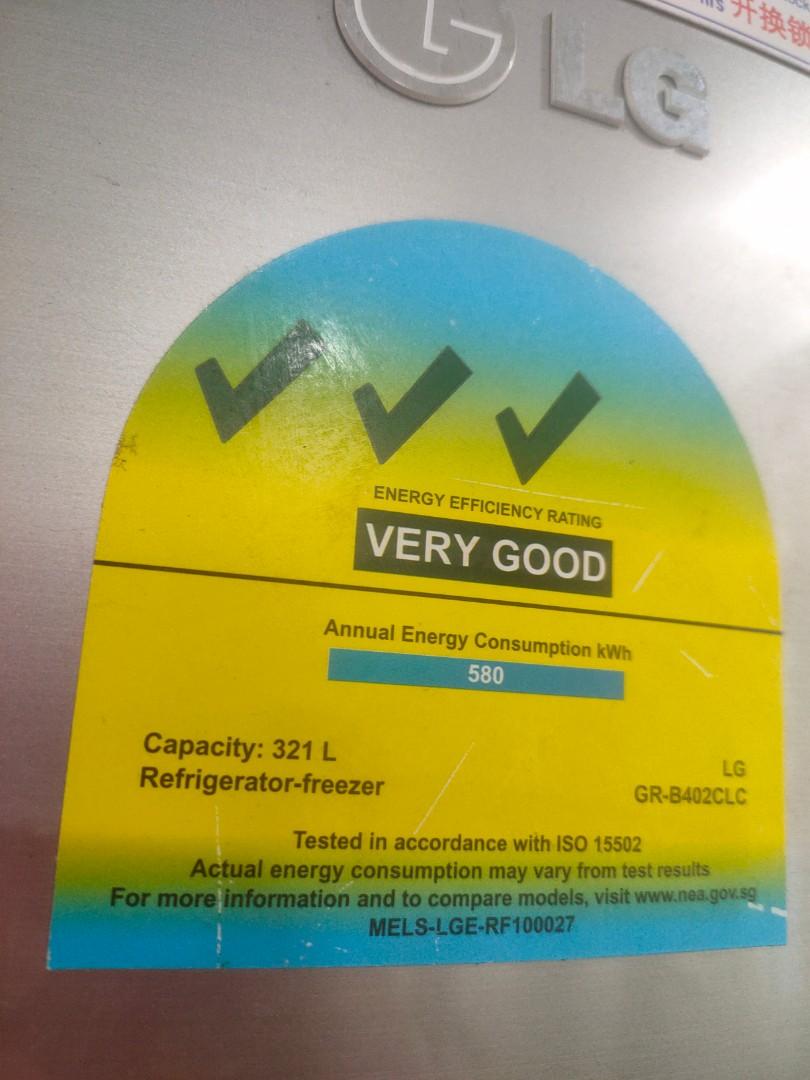 FREE LG Fridge 321L(Working condition), TV & Home Appliances, Kitchen