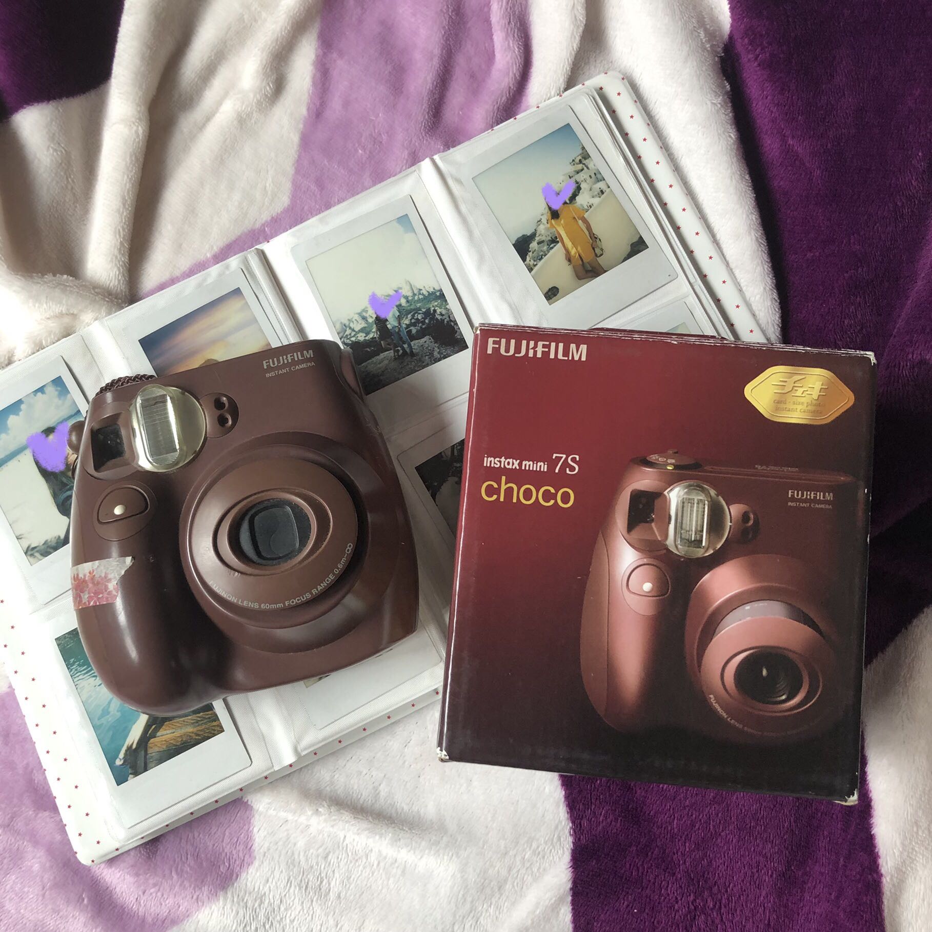 チェキ本体 INSTAX MINI7S (choco) ☆オマケ付☆き - デジタルカメラ