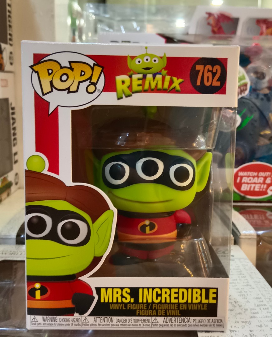 Funko Pop! # 762 Remix - Mrs. Incredible, Hobbies & Toys, Toys & Games ...