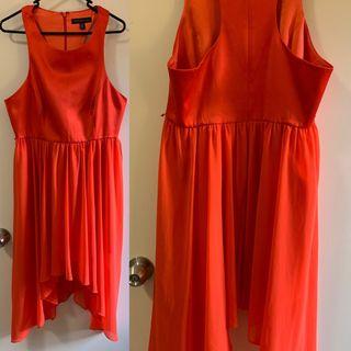 Gorgeous Forever New Orange Dress Size 14