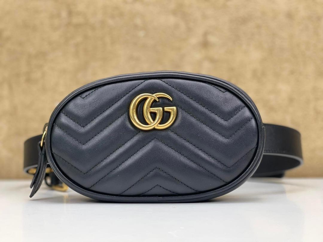 GUCCI 476434 GG MARMONT BELT BAG WAIST BAG