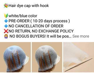 hair coloring dye cap