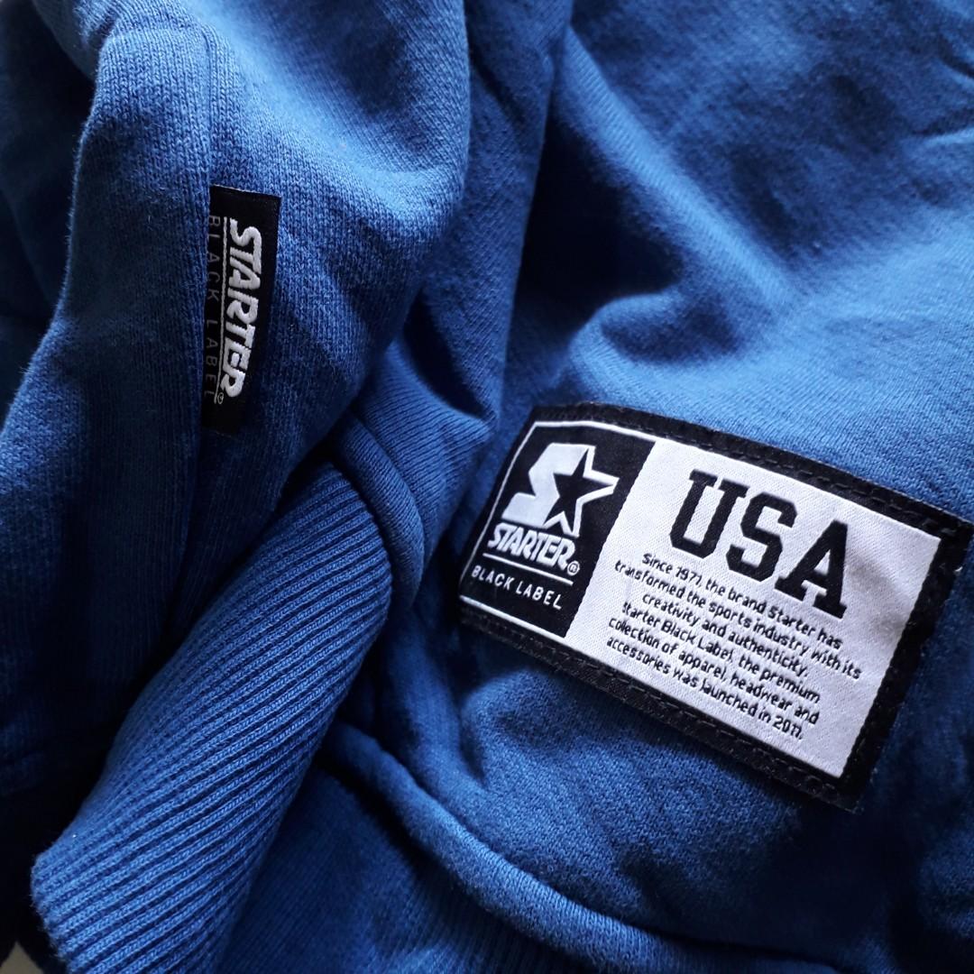 Hoodie Starter Embroidered Logo, Fesyen Pria, Pakaian , Baju ...