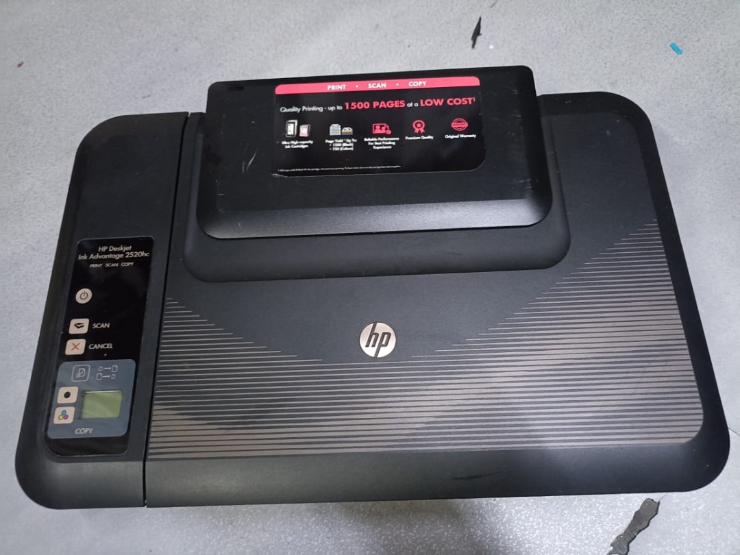 HP deskjet ink advantage 2520HC PRINTER ( second hand), Computers ...