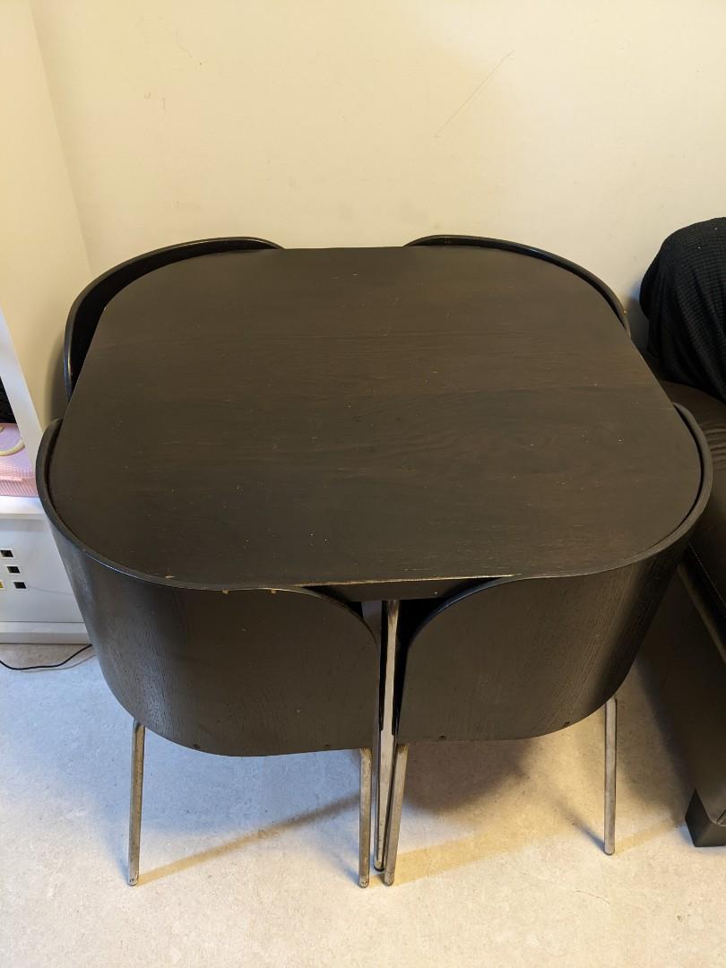 Ikea Fusion Dining Table & chairs set, Furniture & Home Living