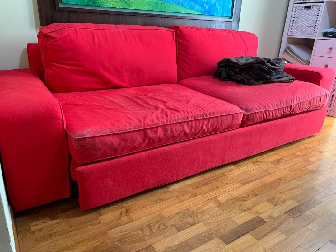 Kivik sofa shop bed dimensions
