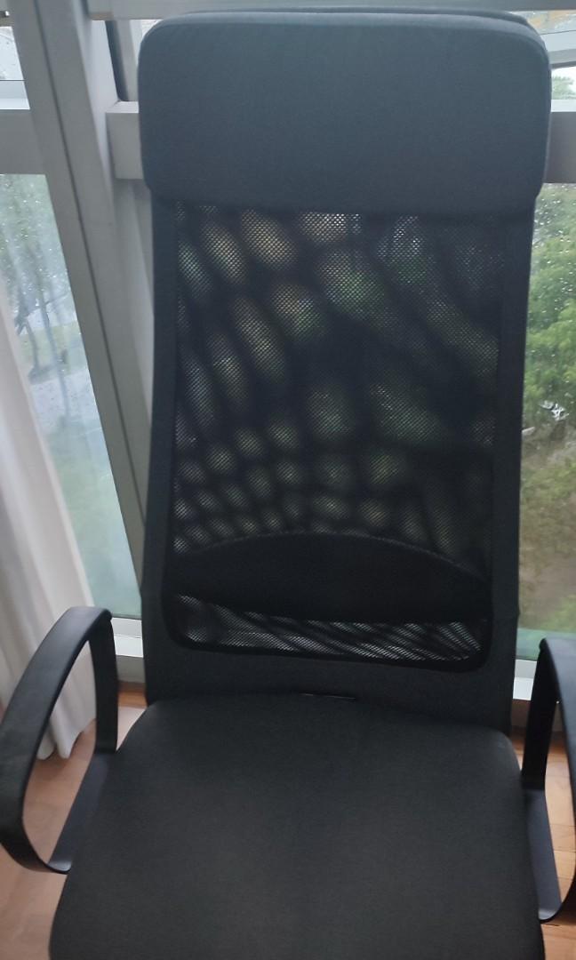 IKEA Office Chair Markus Grey (Top seller), Furniture & Home Living