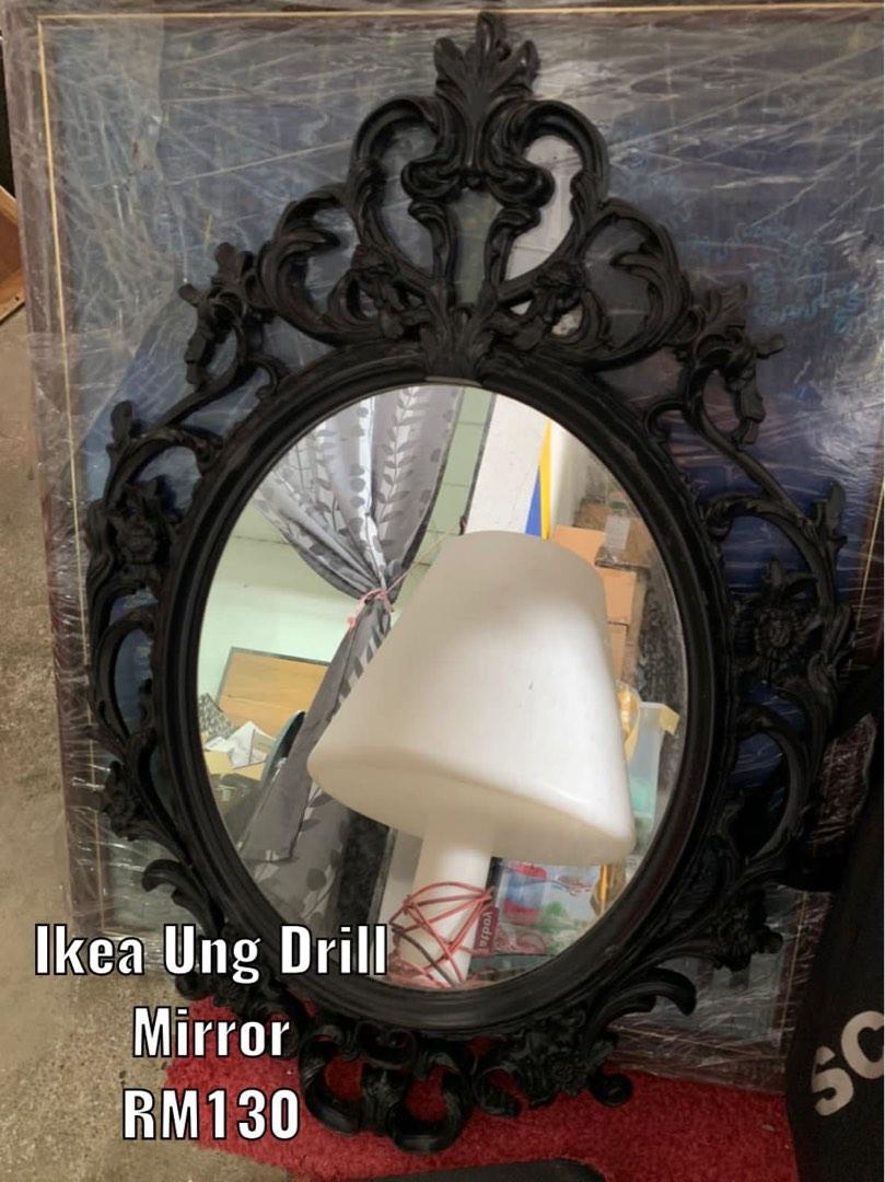 Ikea ung drill mirror, Furniture & Home Living, Home Decor, Mirrors on