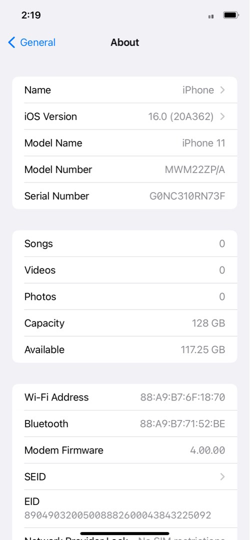 iPhone 11 128GB White (screen repaired), Mobile Phones & Gadgets