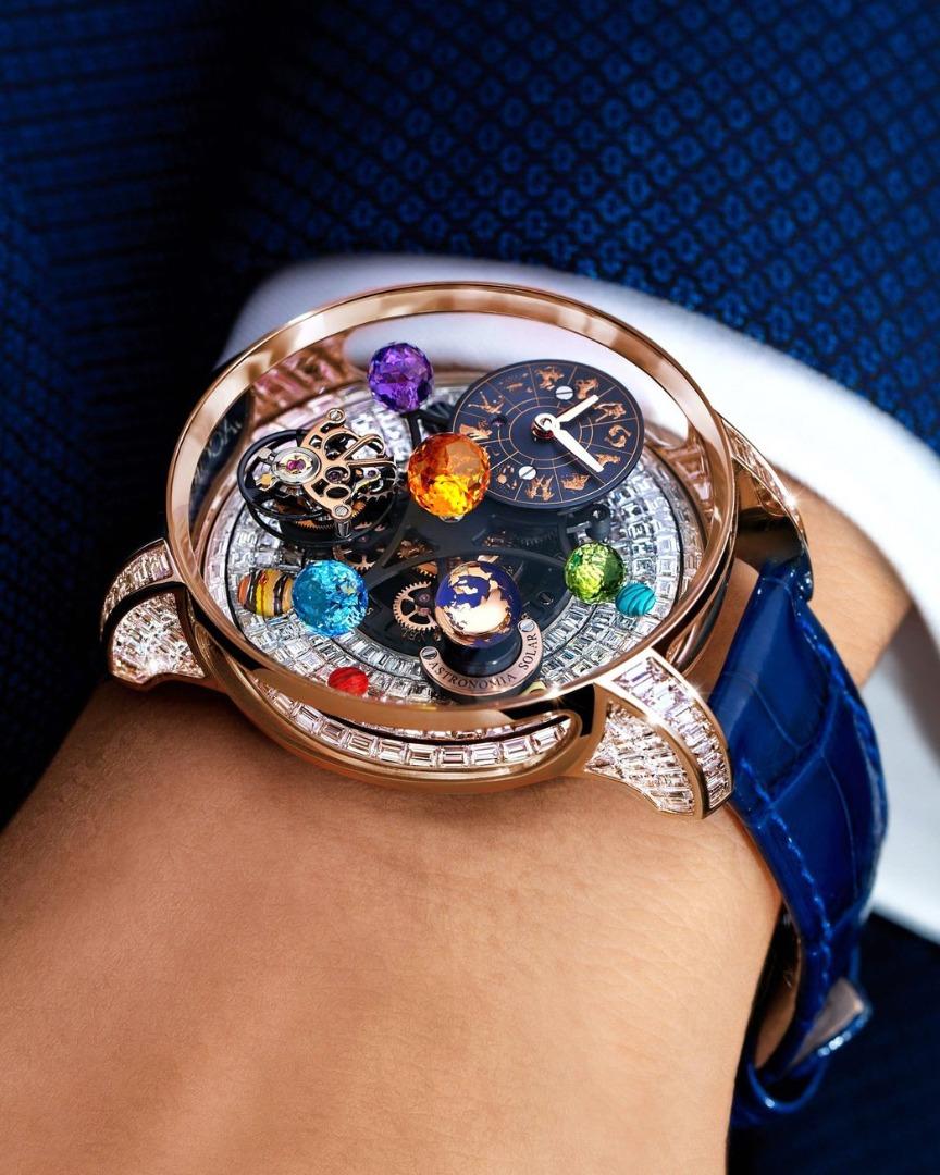 Jacob Co Astronomia Solar Baguette Jewelry Planets Zodiac AS910