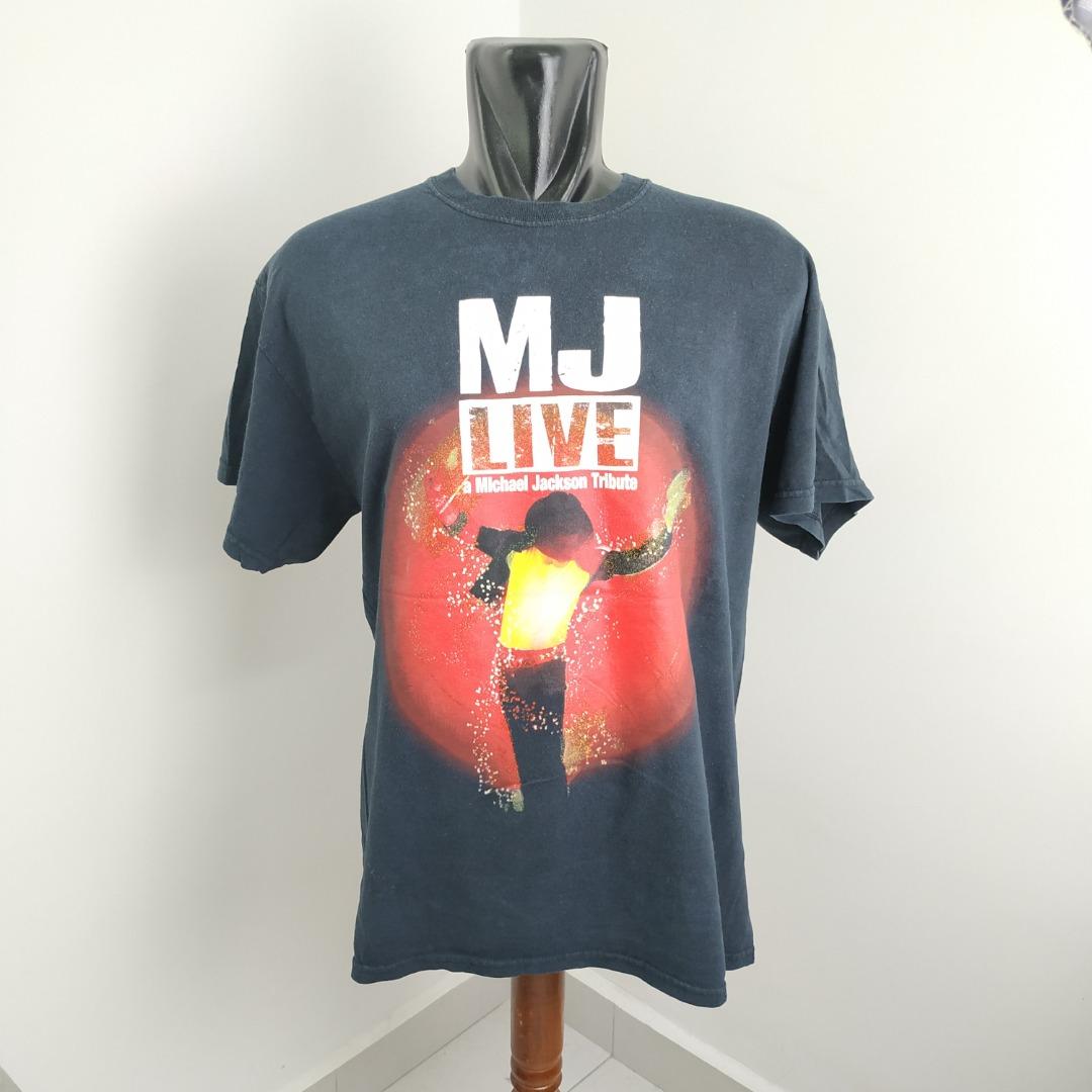 rare vintage Michael Jackson t-shirt All over print tee Music Size L pop  legend