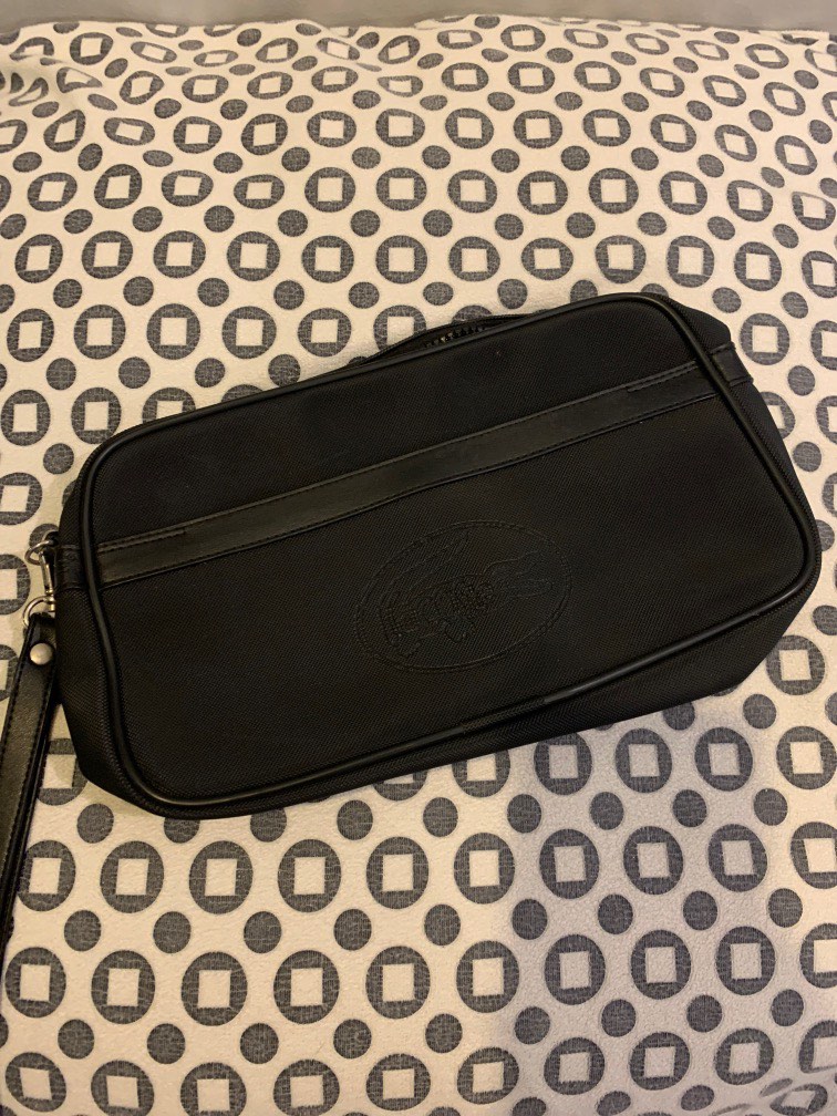 Lacoste Signature Clutch Bag (100 Authentic), Men's Fashion, Bags