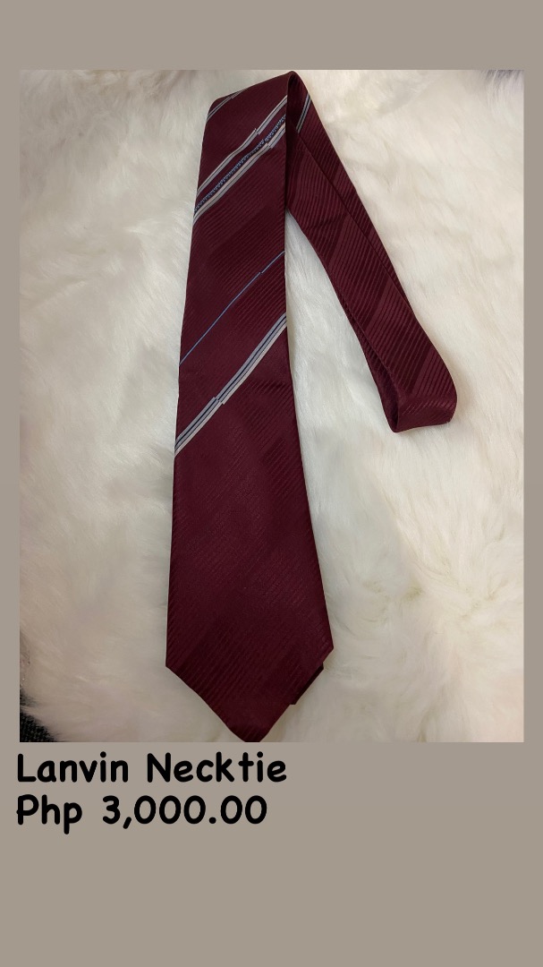 lanvin necktie