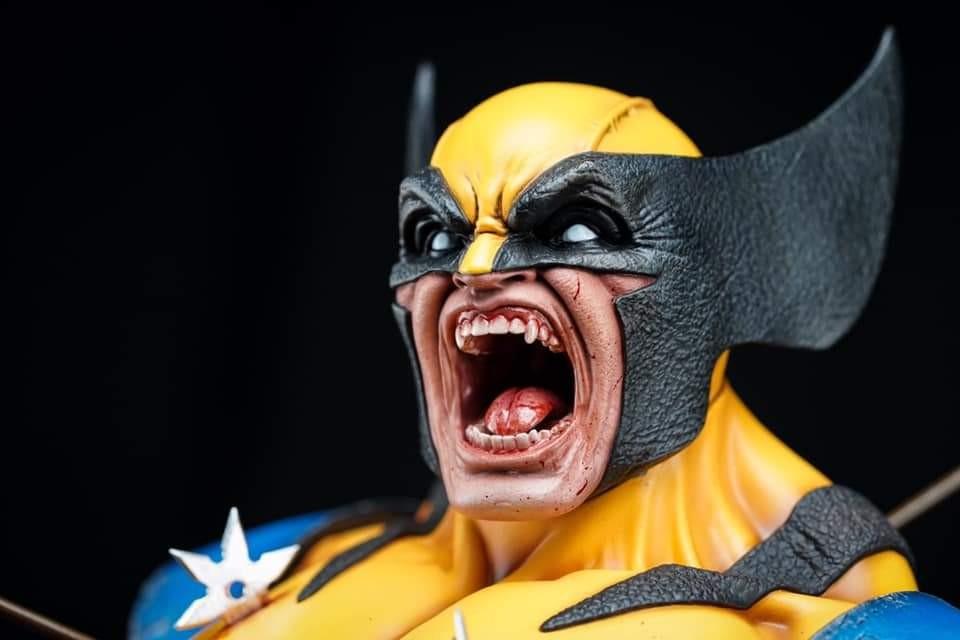 [LAST LEVEL] WOLVERINE Vs. NINJAS Statue, Hobbies & Toys, Toys & Games ...