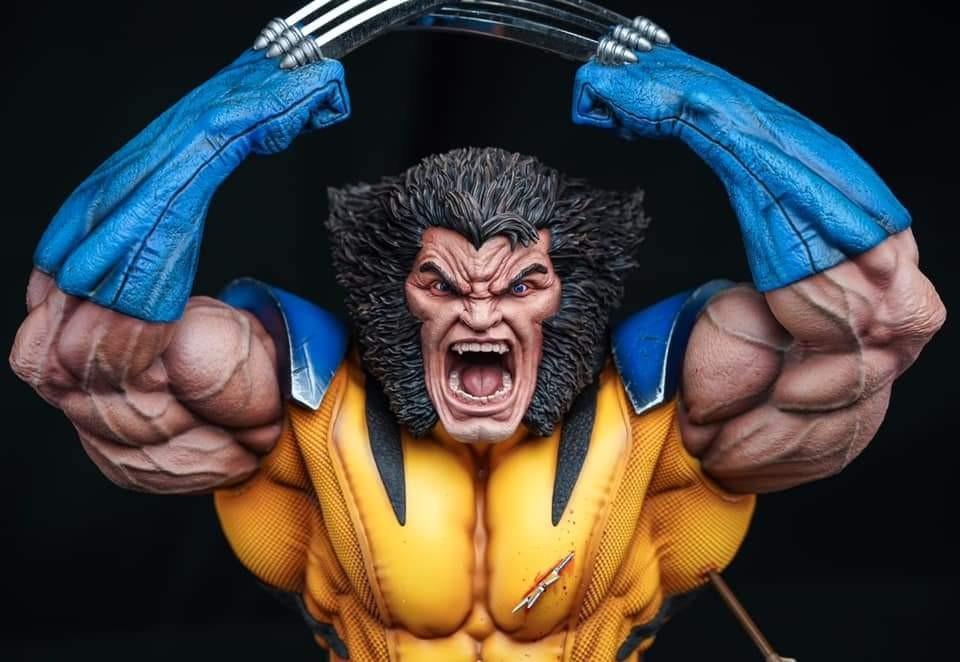 [LAST LEVEL] WOLVERINE Vs. NINJAS Statue, Hobbies & Toys, Toys & Games ...