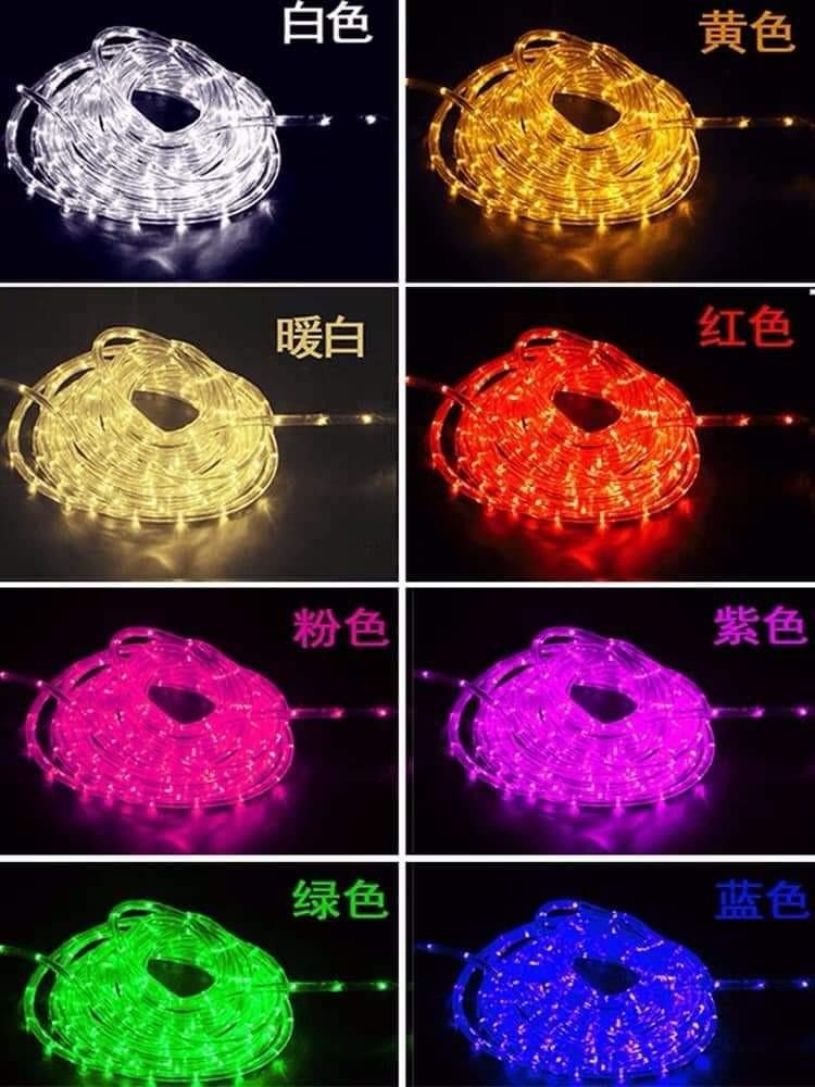 Led Rope Light Fan LED rope light 3v Flat three lines 10meter with controller, Furniture ...
