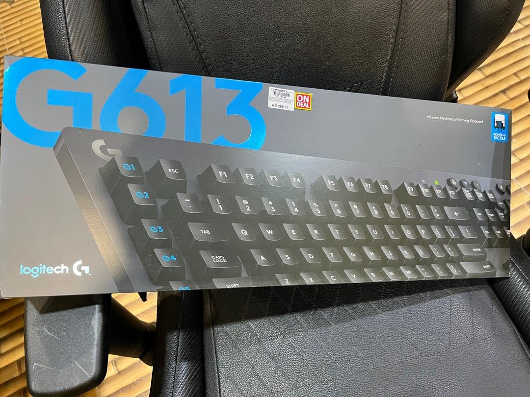 Logitech G613 Wireless Gaming Mechanical Keyboard with Logitech phone