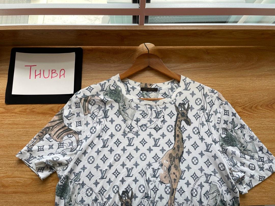 Louis Vuitton animal print monogram Tshirt Womens Fashion Tops Shirts  on Carousell