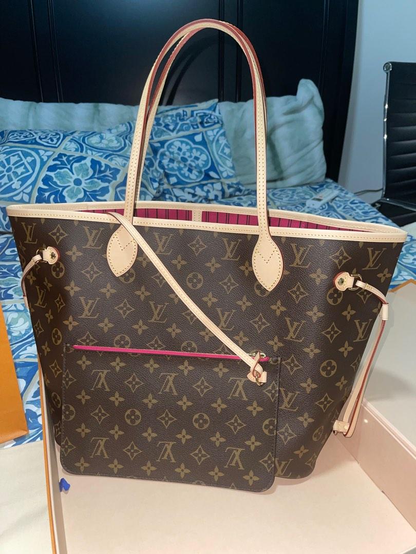 Louis Vuitton Damier Azur Neverfull MM with Pink Lining N41605  Vintage louis  vuitton handbags Louis vuitton handbags Louis vuitton neverfull mm