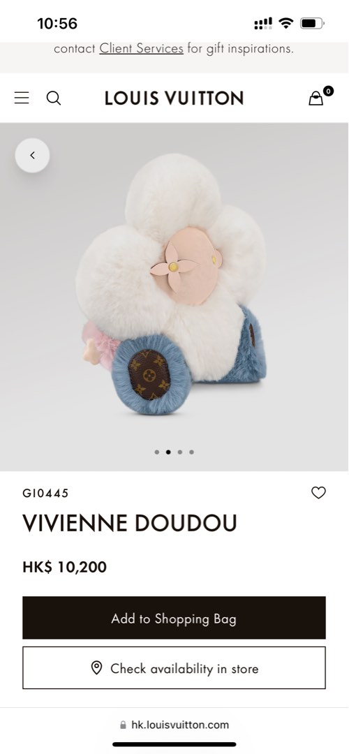 Shop Louis Vuitton Vivienne Doudou (DOUDOU VIVIENNE, GI0445) by