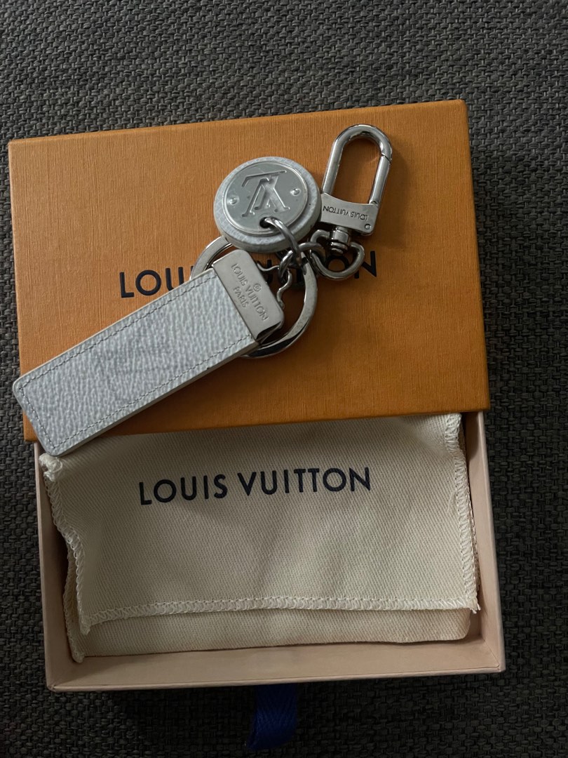 Neo LV Club Bag Charm, Used & Preloved Louis Vuitton Bag charm, LXR USA, Silver