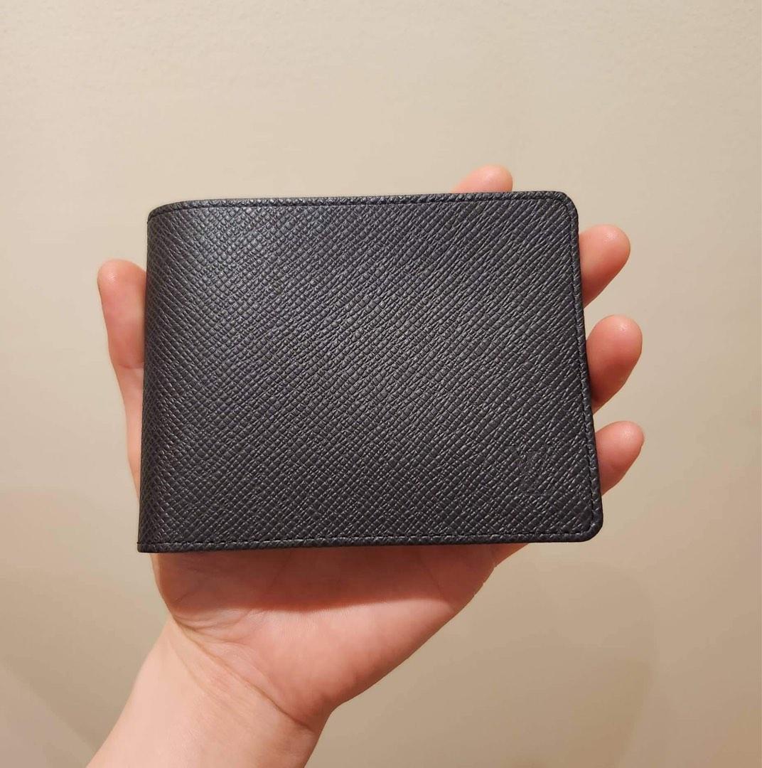 Louis Vuitton full leather slender wallet M60339 (Black), Luxury, Bags &  Wallets on Carousell