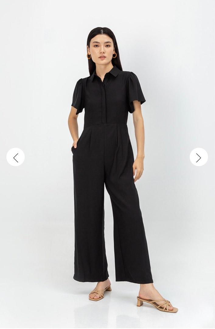 Love bravery black jumpsuit Women s Fashion Dresses Sets