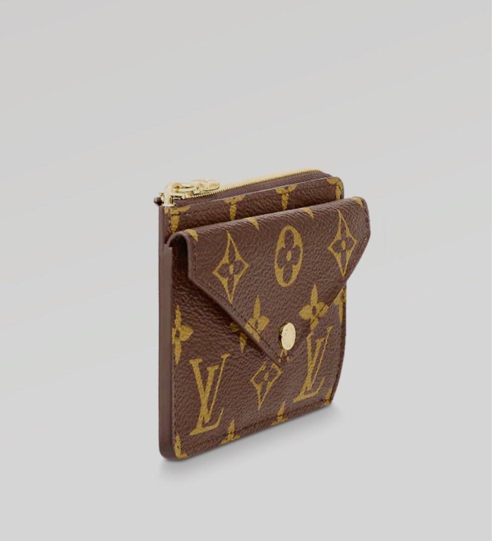 Authentic Louis Vuitton Monogram Recto Verso Card Holder Black