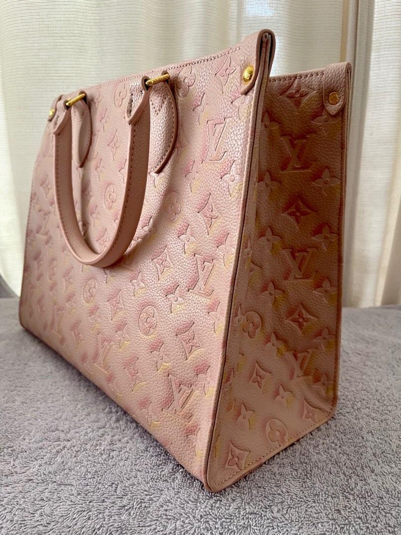 Lv on the store go tote pink