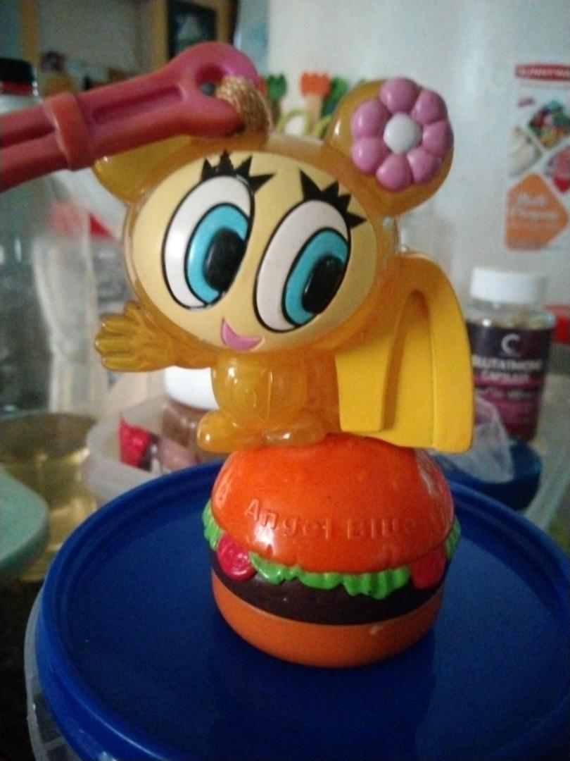 MCDO 2003 Toy Angel Blue Charm Stamp, Hobbies & Toys, Toys & Games