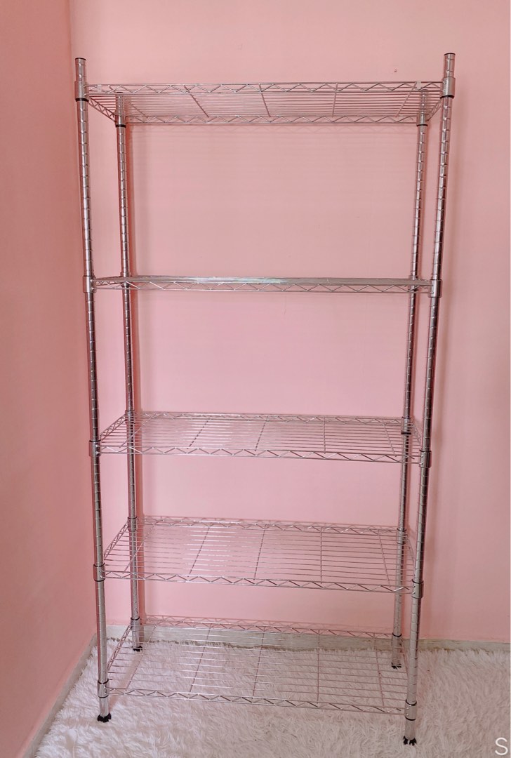 Metal Storage Rack, Furniture & Home Living, Furniture, Shelves