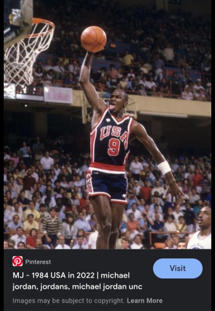 Michael Jordan 1984 Team USA Olympic Jersey