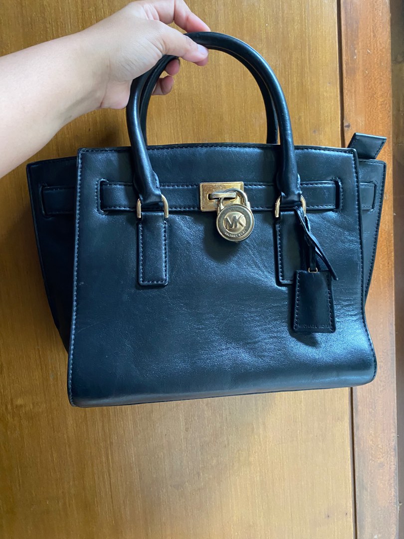 Luxe In on Instagram: This luxury designer bag is OPEN for bidding! Bid  for this preloved Michael Kors Hamilton Black Tote Bag. Bidding ends  tomorrow on June 10, Friday at 12NN. Starting