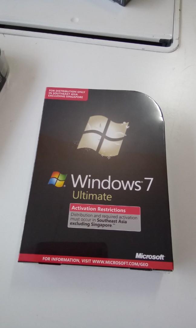 Microsoft Windows 7 Ultimate, Computers & Tech, Parts & Accessories