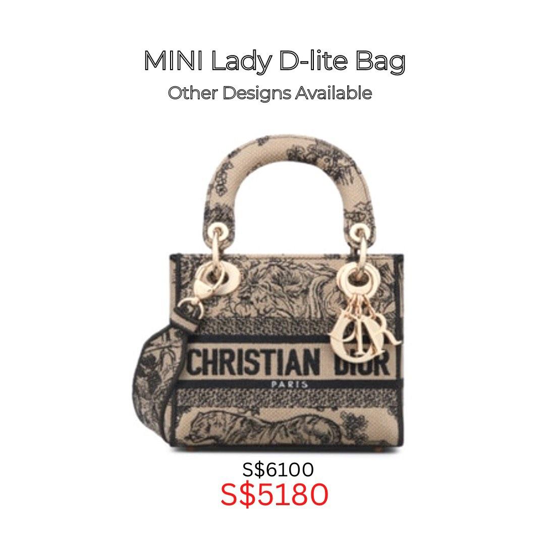 Mini Dior Lady Bag, Luxury, Bags & Wallets on Carousell