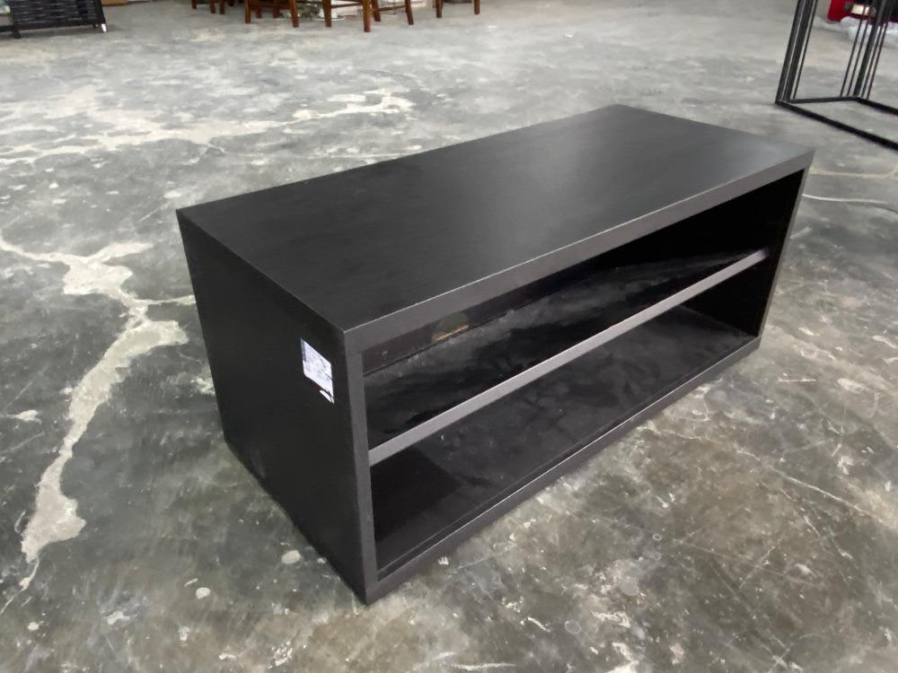 Minimalist Design TV Bench Black Colour / Bangku TV Rekaan Minimalis ...