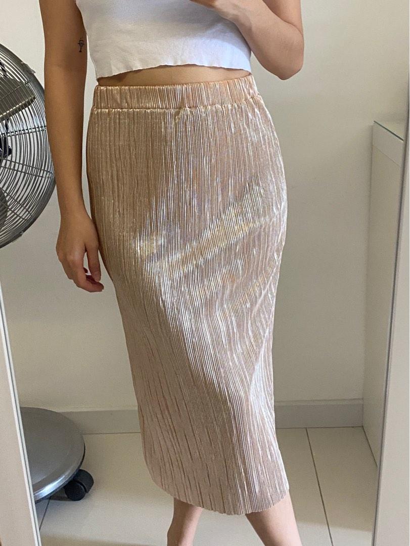 Gold skirt miss selfridge online