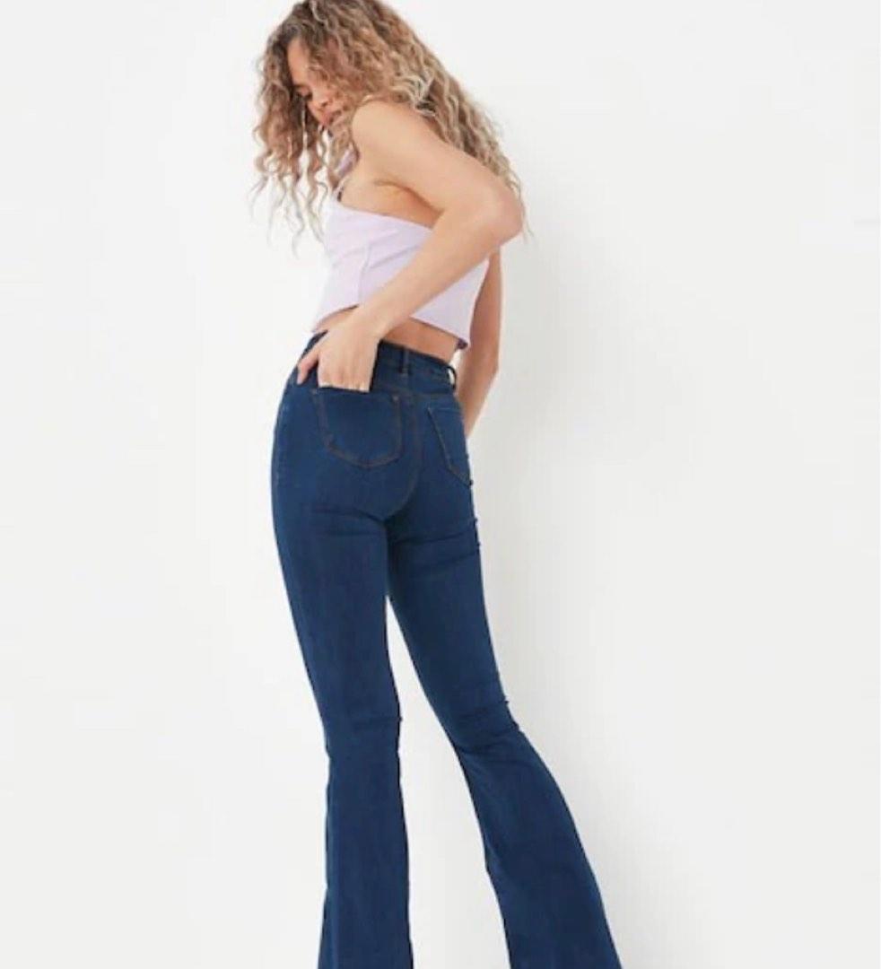Missguided flared sales jeans