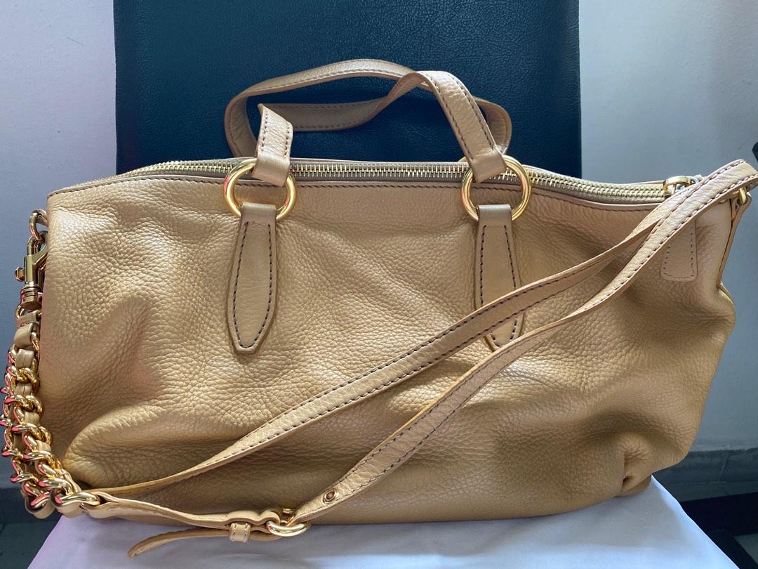 miu miu brown bag