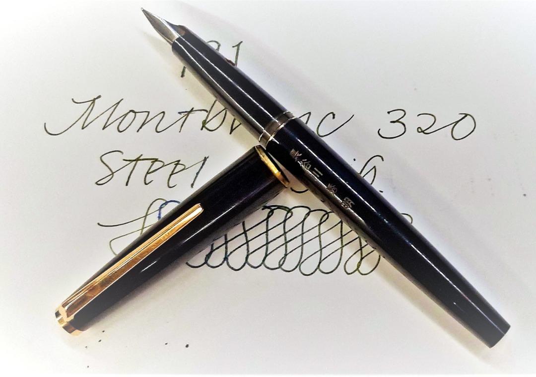Montblanc 320 Fountain Pen (Category: Stationery & School Supplies) located in Caloocan City. Submitted by gaberuaro6563 (Listing ID 1188961600, Image 2). Description: For Sale is a Montblanc 320 Fountain Pen in Black. Steel F Nib. Has engraving. Cartridge/Converter Filler. .