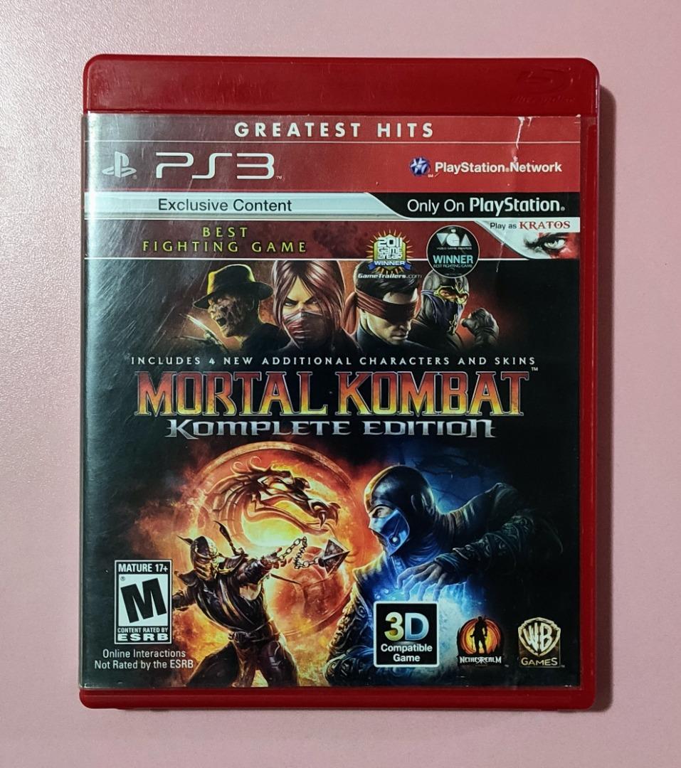 Mortal Kombat Komplete Edition - [PS3 Game] [ENGLISH Language] [CIB /  Complete in Box], Video Gaming, Video Games, PlayStation on Carousell