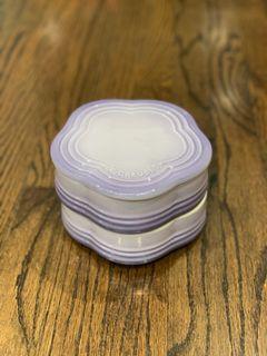 New Le Creuset Bluebell Purple Stacking Flower Containers
